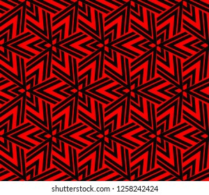 Geometric shape abstract vector illustration. Seamless pattern.