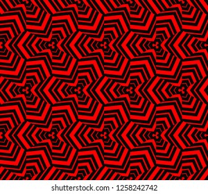 Geometric shape abstract vector illustration. Seamless pattern.