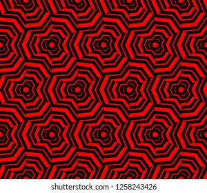 Geometric shape abstract vector illustration. Seamless pattern.