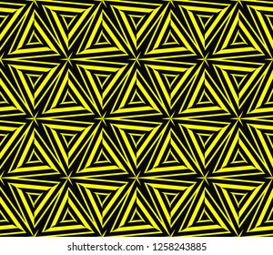 Geometric shape abstract vector illustration. Seamless pattern.