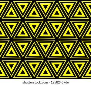 Geometric shape abstract vector illustration. Seamless pattern.