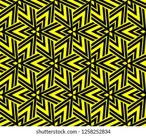 Geometric shape abstract vector illustration. Seamless pattern.