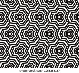 Geometric shape abstract vector illustration. Seamless pattern.