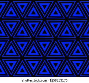 Geometric shape abstract vector illustration. Seamless pattern.