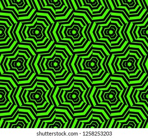 Geometric shape abstract vector illustration. Seamless pattern.
