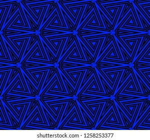 Geometric shape abstract vector illustration. Seamless pattern.