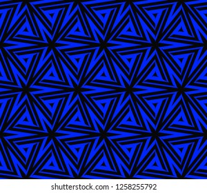 Geometric shape abstract vector illustration. Seamless pattern.
