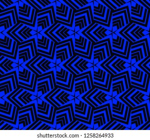 Geometric shape abstract vector illustration. Seamless pattern.