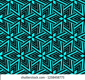 Geometric shape abstract vector illustration. Seamless pattern.