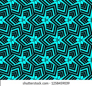 Geometric shape abstract vector illustration. Seamless pattern.