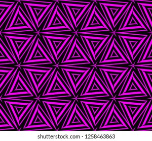 Geometric shape abstract vector illustration. Seamless pattern.