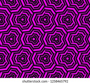 Geometric shape abstract vector illustration. Seamless pattern.