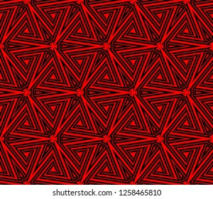 Geometric shape abstract vector illustration. Seamless pattern.
