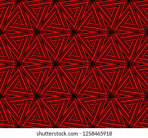 Geometric shape abstract vector illustration. Seamless pattern.