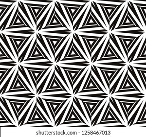 Geometric shape abstract vector illustration. Seamless pattern.