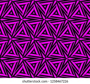 Geometric shape abstract vector illustration. Seamless pattern.