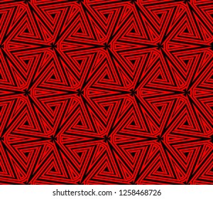 Geometric shape abstract vector illustration. Seamless pattern.