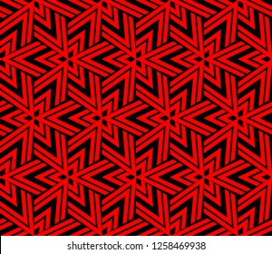 Geometric shape abstract vector illustration. Seamless pattern.