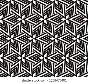 Geometric shape abstract vector illustration. Seamless pattern.