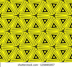 Geometric shape abstract vector illustration. Seamless pattern.