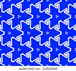 Geometric shape abstract vector illustration. Seamless pattern.