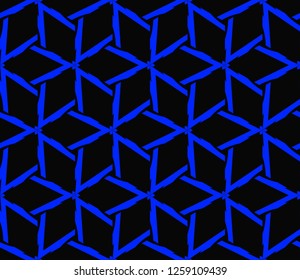 Geometric shape abstract vector illustration. Seamless pattern.