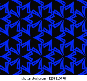 Geometric shape abstract vector illustration. Seamless pattern.
