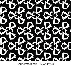 Geometric shape abstract vector illustration. Seamless pattern.