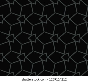 Geometric shape abstract vector illustration. Seamless pattern.