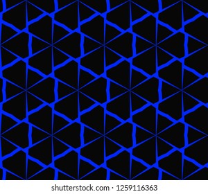 Geometric shape abstract vector illustration. Seamless pattern.