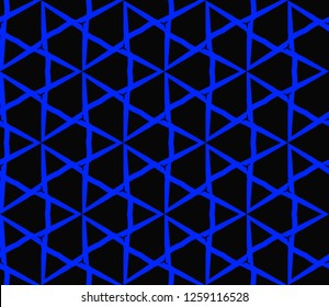 Geometric shape abstract vector illustration. Seamless pattern.