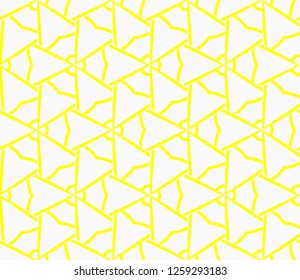 Geometric shape abstract vector illustration. Seamless pattern.