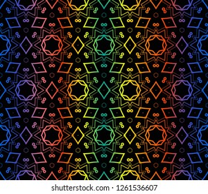 Geometric shape abstract vector illustration. Vector background. Seamless pattern.For design, page fill, wallpaper