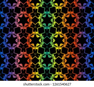 Geometric shape abstract vector illustration. Vector background. Seamless pattern.For design, page fill, wallpaper