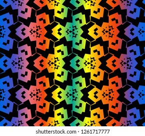 Geometric shape abstract vector illustration. Vector background. Seamless pattern.For design, page fill, wallpaper