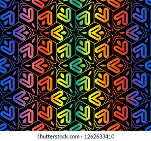 Geometric shape abstract vector illustration. Vector background. Seamless pattern.For design, page fill, wallpaper