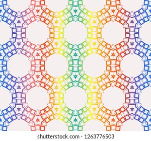 Geometric shape abstract vector illustration. Vector background. Seamless pattern.For design, page fill, wallpaper