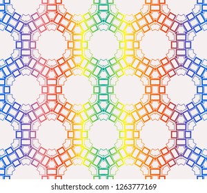 Geometric shape abstract vector illustration. Vector background. Seamless pattern.For design, page fill, wallpaper