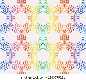 Geometric shape abstract vector illustration. Vector background. Seamless pattern.For design, page fill, wallpaper