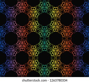 Geometric shape abstract vector illustration. Vector background. Seamless pattern.For design, page fill, wallpaper