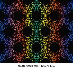 Geometric shape abstract vector illustration. Vector background. Seamless pattern.For design, page fill, wallpaper