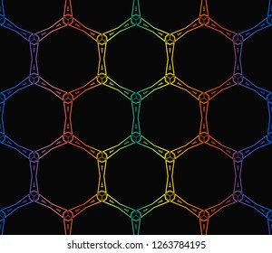 Geometric shape abstract vector illustration. Vector background. Seamless pattern.For design, page fill, wallpaper
