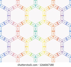 Geometric shape abstract vector illustration. Vector background. Seamless pattern.For design, page fill, wallpaper