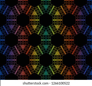 Geometric shape abstract vector illustration. Vector background. Seamless pattern.For design, page fill, wallpaper