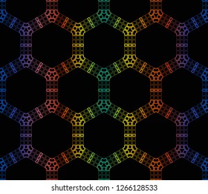 Geometric shape abstract vector illustration. Vector background. Seamless pattern.For design, page fill, wallpaper