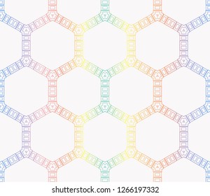 Geometric shape abstract vector illustration. Vector background. Seamless pattern.For design, page fill, wallpaper