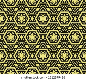 Geometric shape abstract vector illustration. Vector background. Seamless pattern.For design, page fill, wallpaper