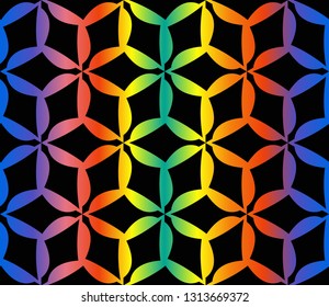 Geometric shape abstract vector illustration. Vector background. Seamless pattern.For design, page fill, wallpaper