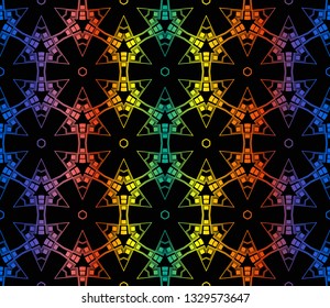Geometric shape abstract vector illustration. Vector background. Seamless pattern.For design, page fill, wallpaper