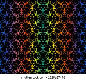 Geometric shape abstract vector illustration. Vector background. Seamless pattern.For design, page fill, wallpaper